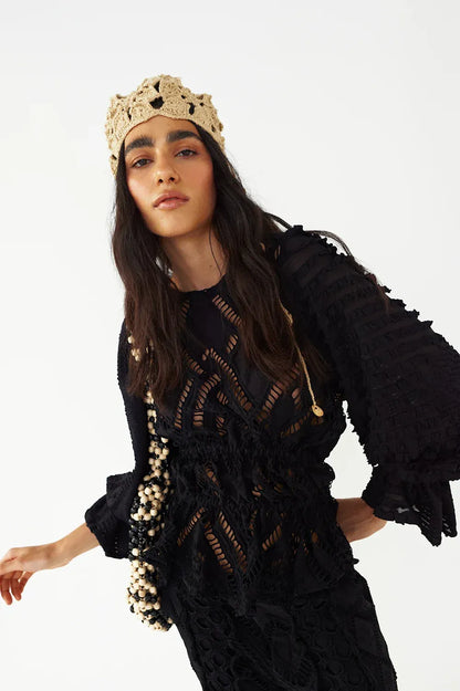 FLOW WITH THE SUNSET & WAVES IN BLACK