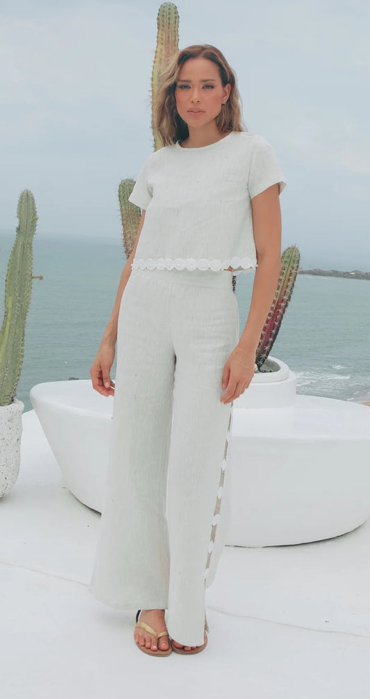 SET CAMISA PANTALON AVENA ANDREA TOVAR