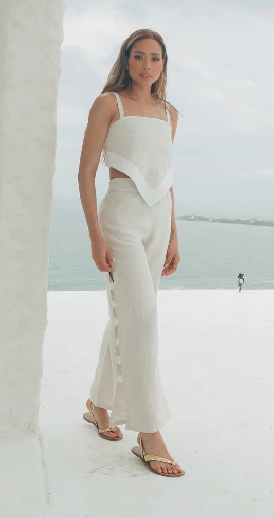 SET TRIANGULO PANTALON AVENA ANDREA TOVAR