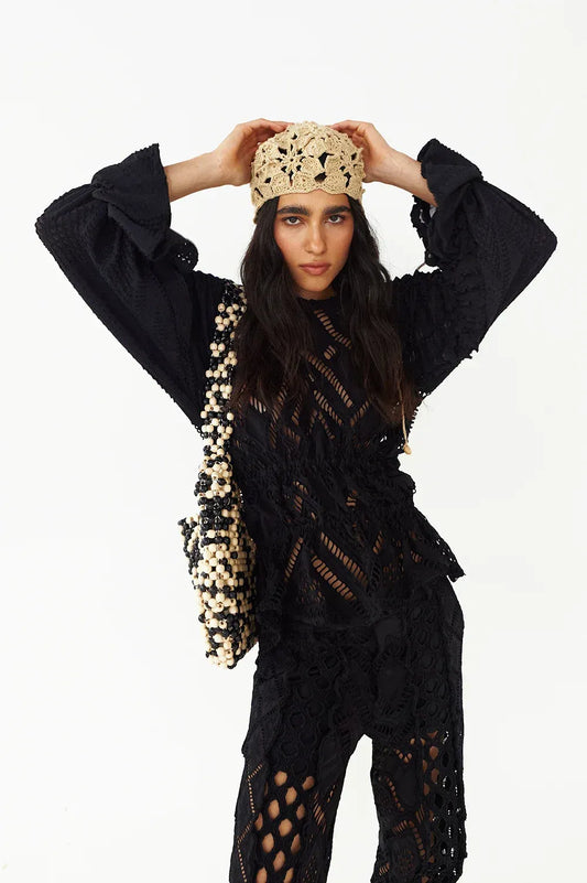 FLOW WITH THE SUNSET & WAVES IN BLACK