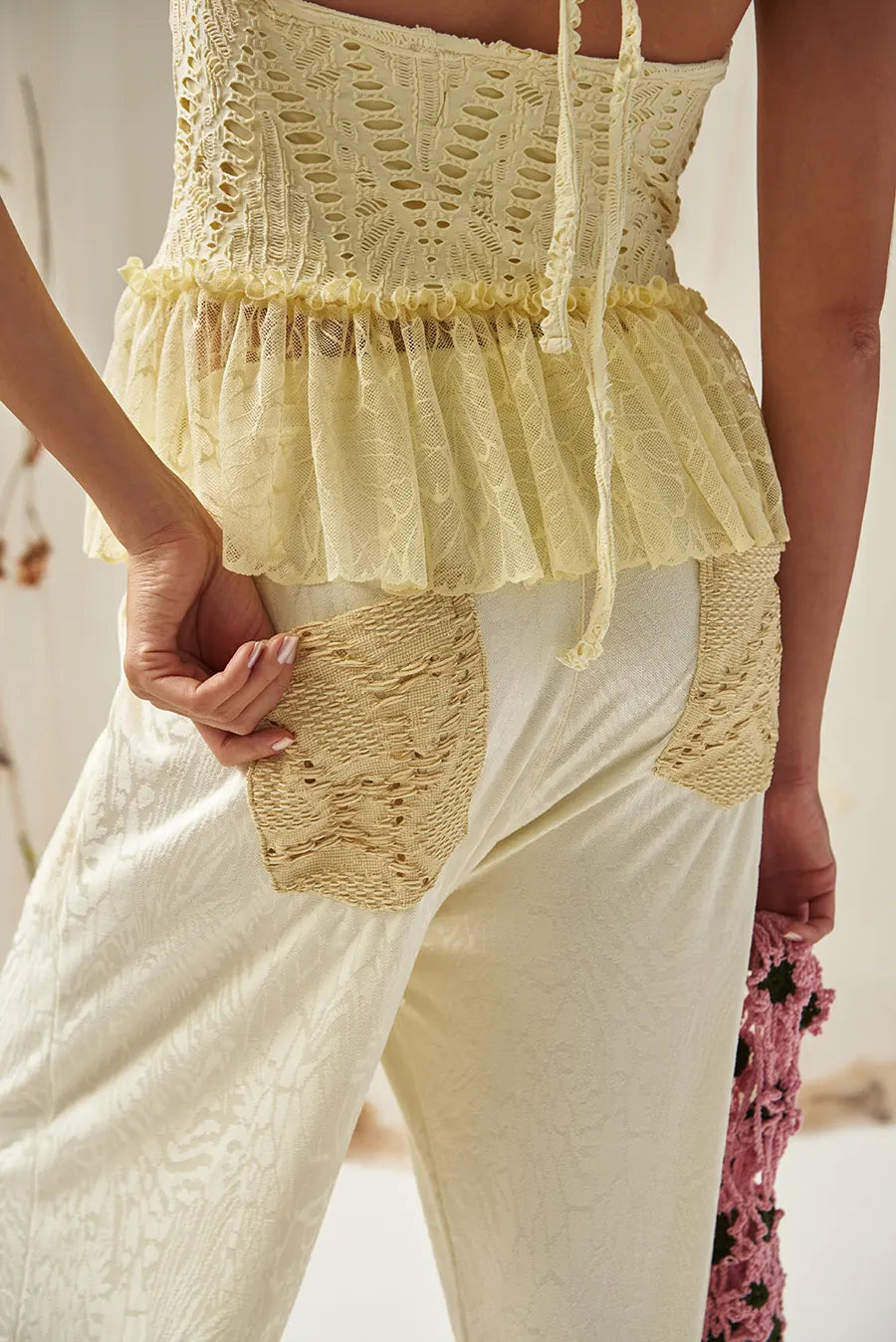 LOVE AFFAIR TOP IN BUTTER & ROMANCE DANCE AFFAIR PANT IN BUTTER